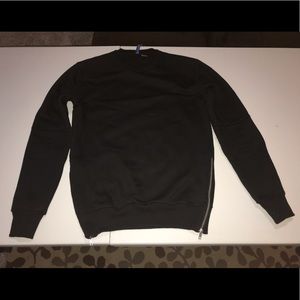 Black Biker Jean DIVIDED Jackets With Side Zippers